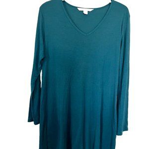 Victoria’s Secret Women’s Teal Long Sleeve Top Medium Modal Blend